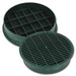 10" Round Pipe Grate (Green)