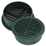 4" Round Pipe Grate (Green)