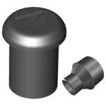Poly-Air Activated Carbon Vent Filter w/ reducer for 2" Pipe