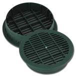 6" Round Pipe Grate (Green)