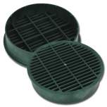 8" Round Pipe Grate (Green)