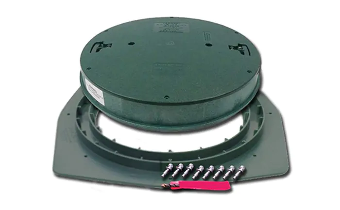 Driveway Grates Polylok 12" Heavy Duty Corrugated Pipe Cover - 3004-C - Free Shipping Drainage Grate