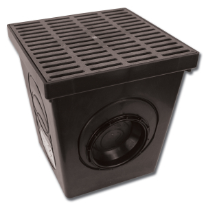 12" X 12" CATCH BASIN KIT (BLACK GRATE)