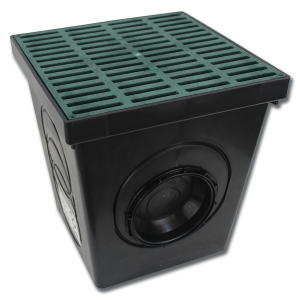 12" X 12" Catch Basin Kit (Green Grate)