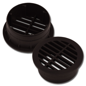 3" Round Grate (Black)