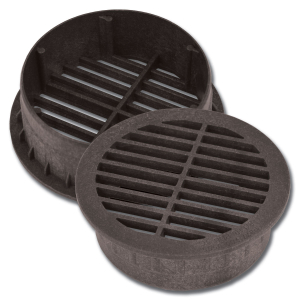 4" Round Grate (Black)