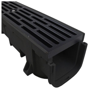 Polylok PL-90860-CI Ductile Heavy Duty 4' Trench Drain (Channel & Ductile Grate)