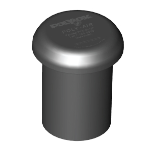 Poly-Air Activated Carbon Vent Filter for 3" & 4" Pipe