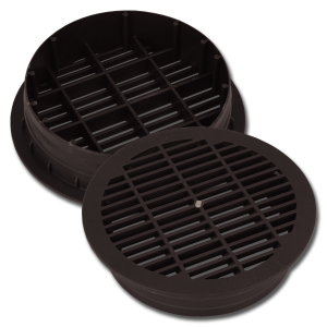 6" Round Grate (Black)