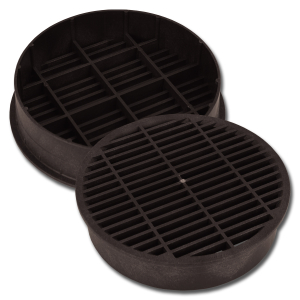8" Round Grate (Black)