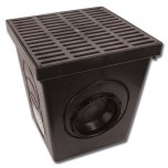 12" X 12" CATCH BASIN KIT (BLACK GRATE)