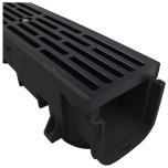 Polylok PL-90860-CI Ductile Heavy Duty 4' Trench Drain (Channel & Ductile Grate)