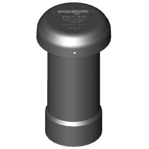6" Poly-Air Activated Carbon Vent Filter for 6" Pipe